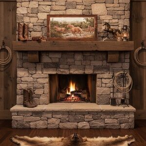 Western Horse Wall Art 18x9 | Rustic Ranch Lodge Decor